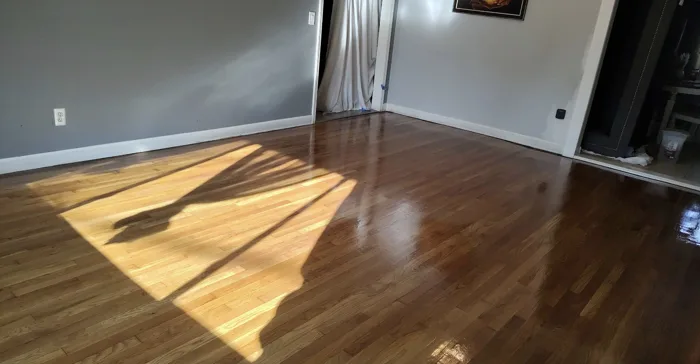 Hardwood floor finish
